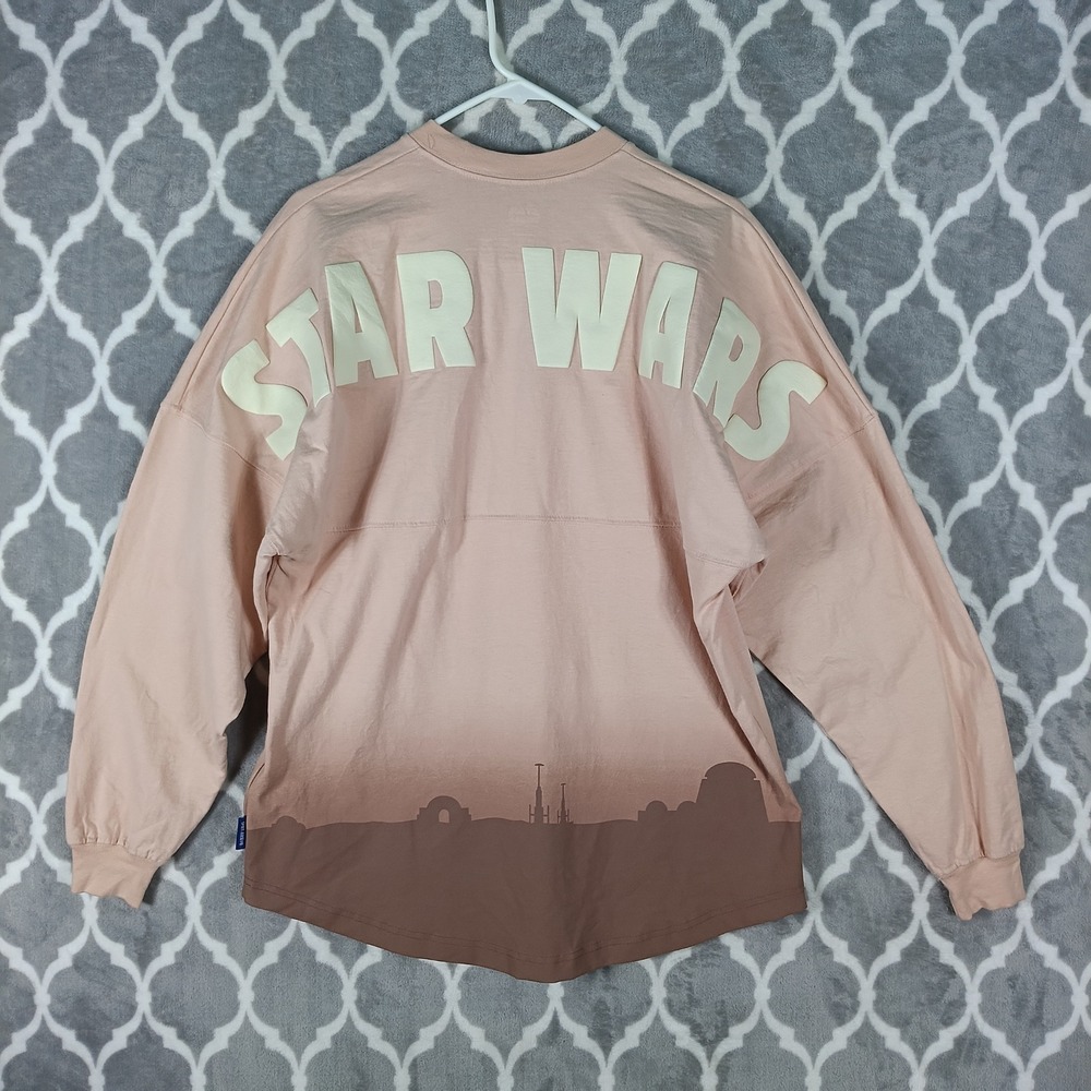 Disney Star Wars Spirit Jersey Adult Small Sands of Tatooine Ombre Long Sleeve